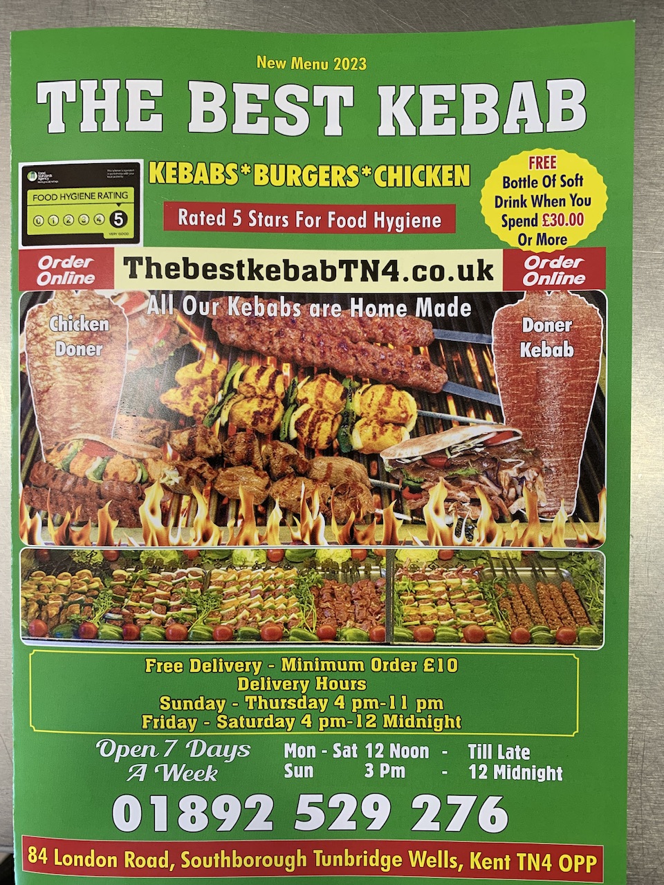 Photo of The Best Kebab - 84 London Rd, Southborough, Tunbridge Wells TN4 0PP